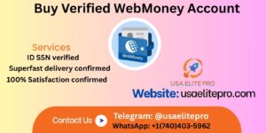 Buy Verified Webmoney accoun